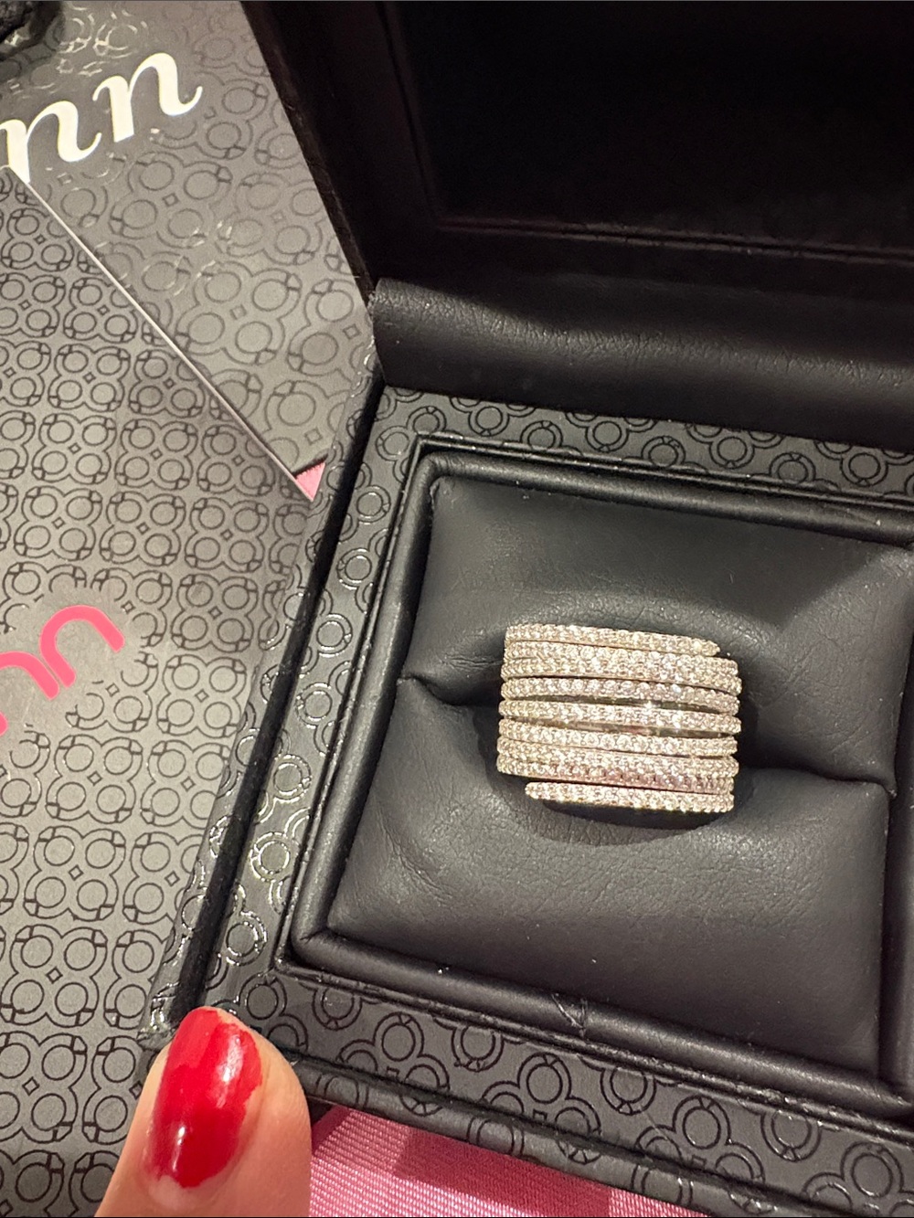 Lafonn  Modern Diamond Wrap Ring-Only 7 size left